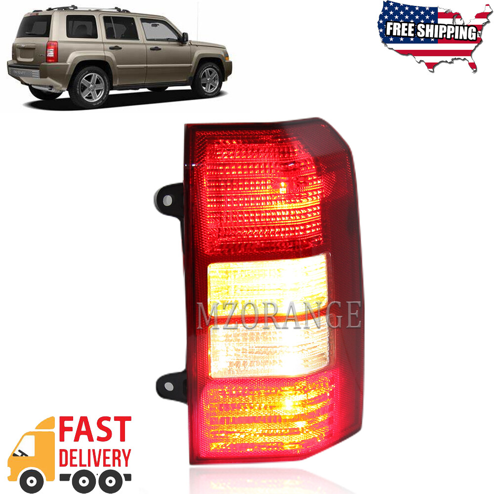 Right Passenger Tail Light Lamp Brake Halogen w/bulb For Jeep Patriot 2008-2017