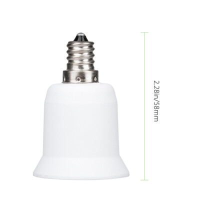 Plug-in Outlet to Socket Adapter Convert Outlet to Light Bulb Socket to E26 E27