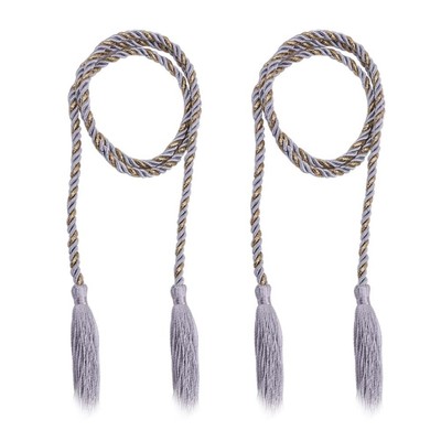  2pcs Curtain Tassel Hanging Strap Curtain Accessories Strap Handcrafted Braided