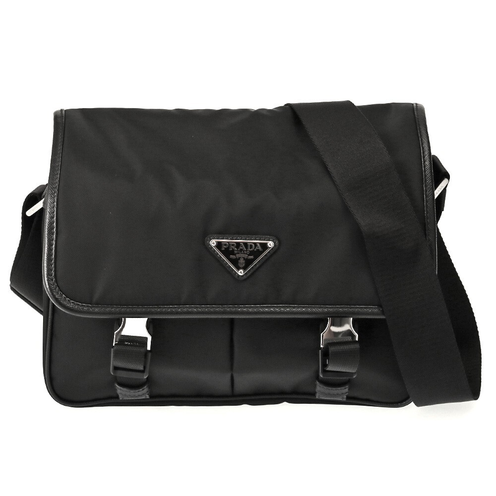 【送料&関税込】Prada Black Nylon Large AimA£ACe Shoulder Ba Prada Medium Aimée Shoulder Bag | Black | FARFETCH