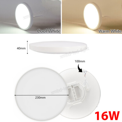 LED Panel Ceiling Light Ultra Thin Flush Mount Kitchen Home Kitchen Fixture Lamp