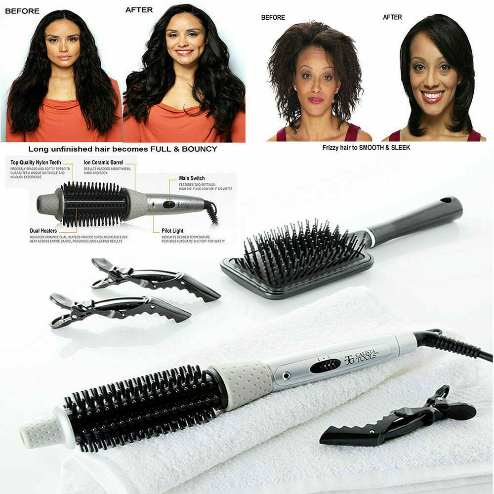 Spazzola Piastra Capelli Rapid Styler Casa Capelli Lisci Ricci Acconciatura cir