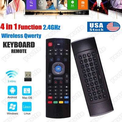 MX3 Air Fly Mouse 2.4G RF Wireless Keyboard Smart Voice Remote For Android TV PC