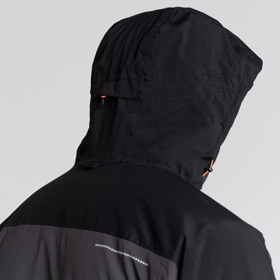Pre-owned Craghoppers Mens Gryffin Thermal Waterproof Jacket In Black/blkpep