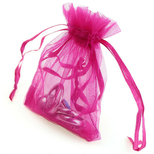 100/200pcs Organza Wedding Party Favor Gift Sheer Candy Bag Jewelry Pouches 3x4"