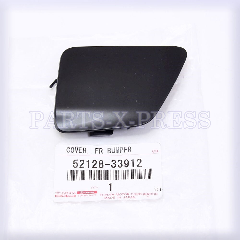 GENUINE OEM  TOYOTA LEXUS ES300h FRONT BUMPER BLACK TOW HOOK EYE CAP 52128-33912