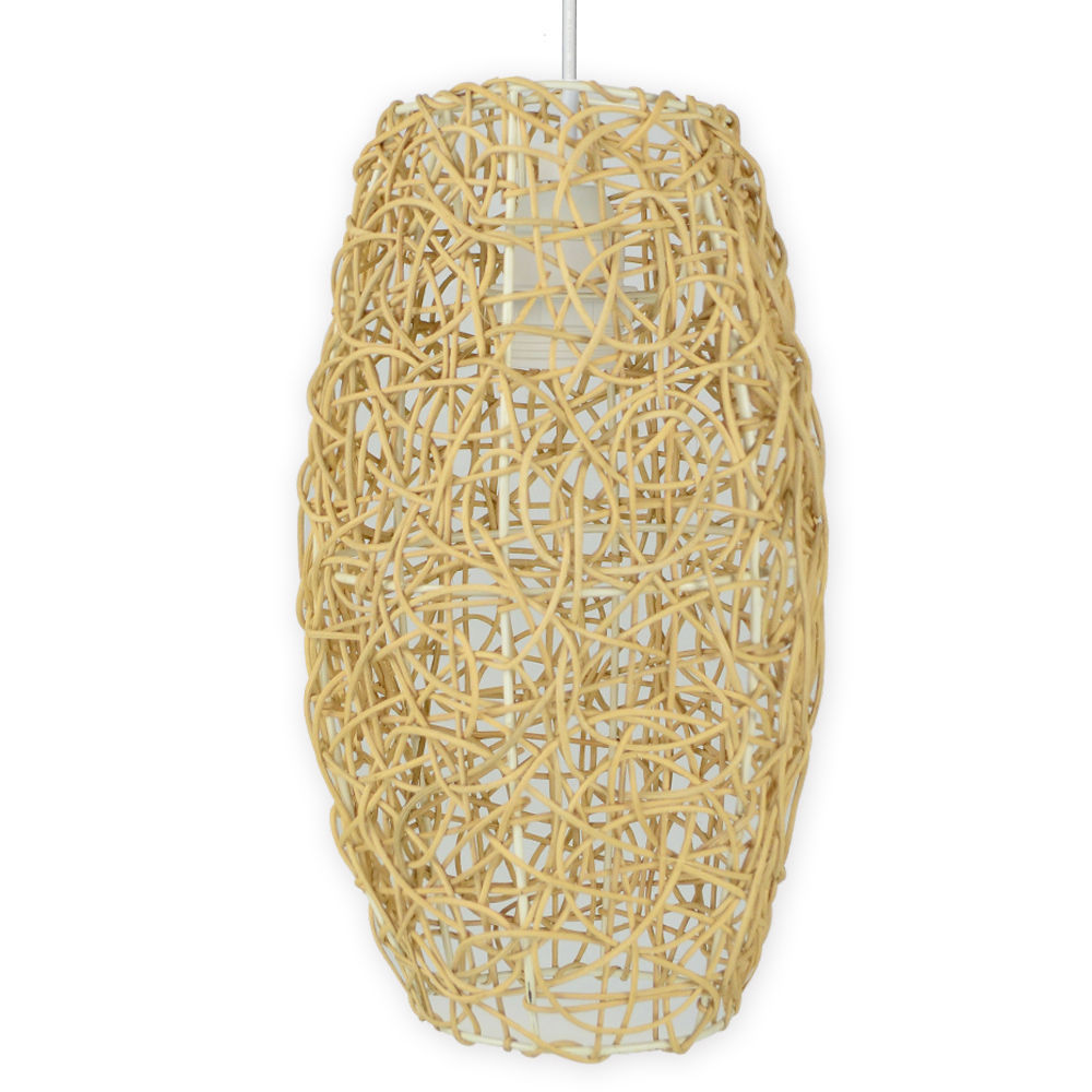 Rattan Chandeliers and Ceiling Fixtures