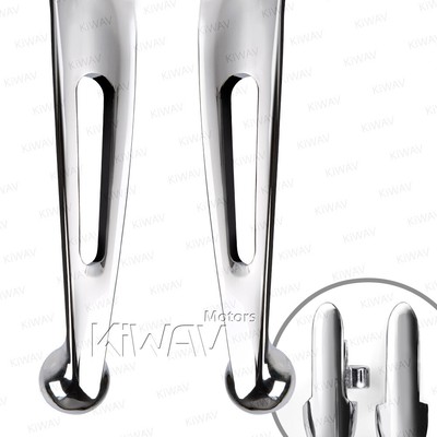 Aluminum Hebel set chrom 1 Schlitz passend für Harley '08-'13 Touring & Trike ε