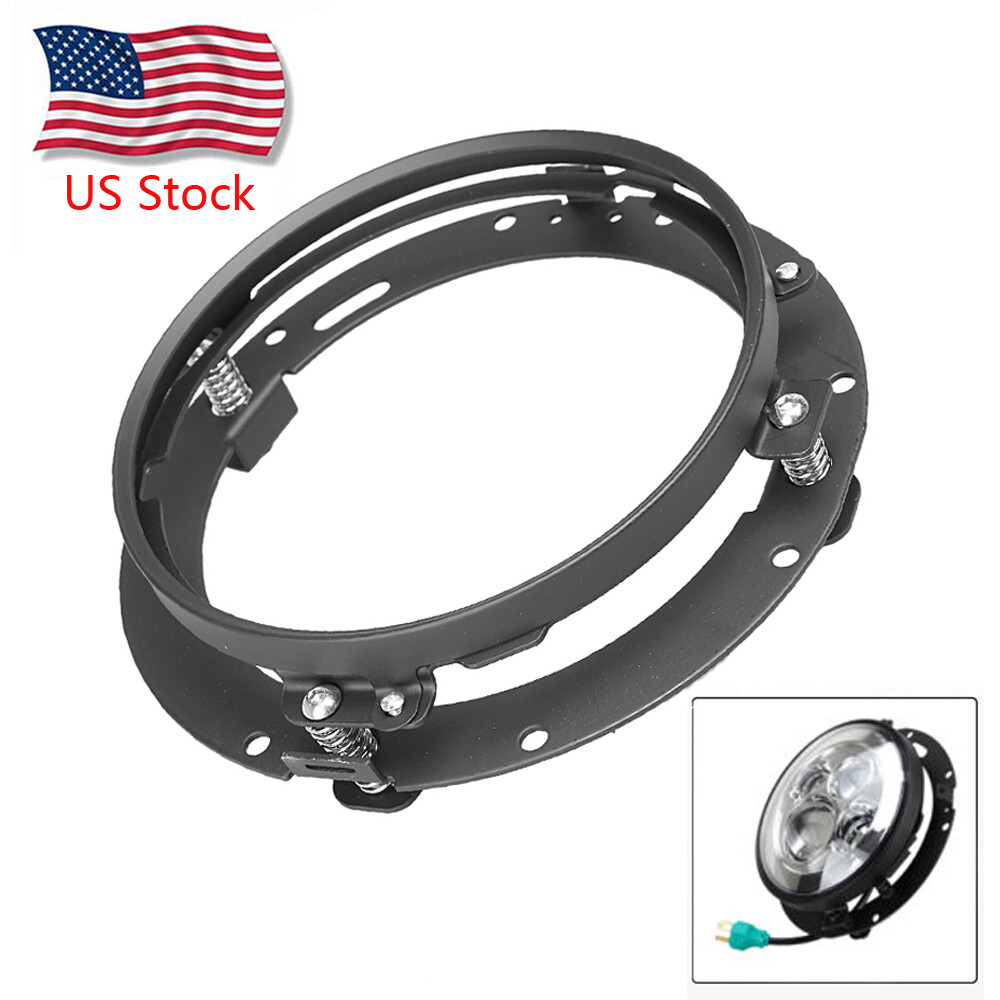 7-Inch Circular LED Headlight Adapter Mounting Ring Bracket – Fits Touring Motorcycles