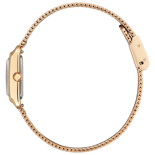 Pre-owned Citizen Rose Gold Womens Analogue Watch Ew5593-64d