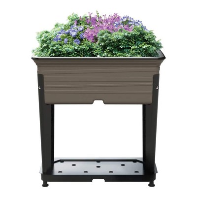 Master Mark Elevated Garden Bed 29.75''Wx14.25''Lx30''H Plastic SelfWatering Raised