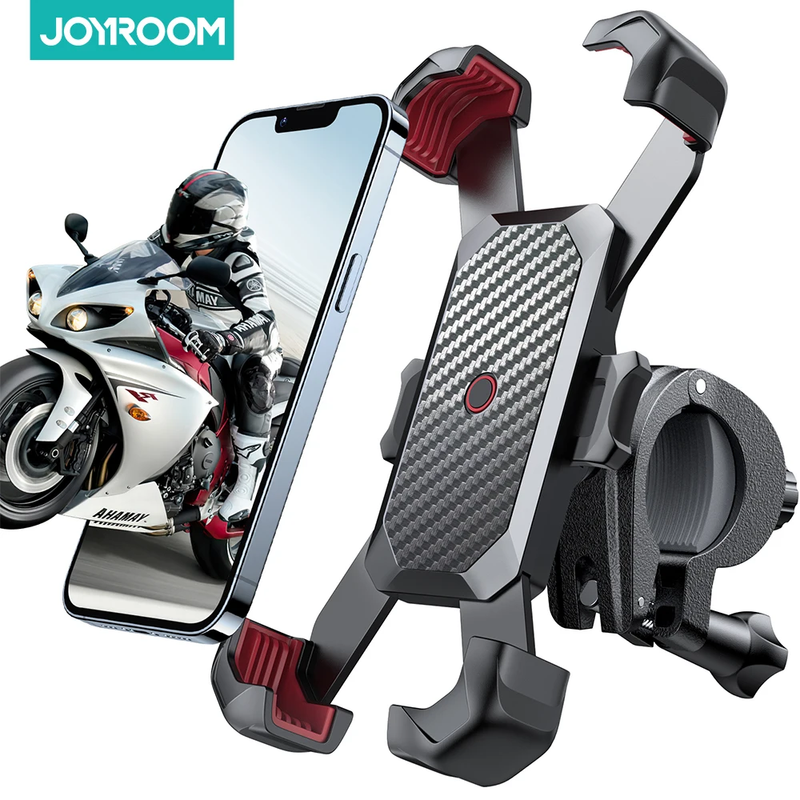 Bicycle Phone Holder 360 Rotation Mount 4.7-7in Shockproof Grip Handlebar