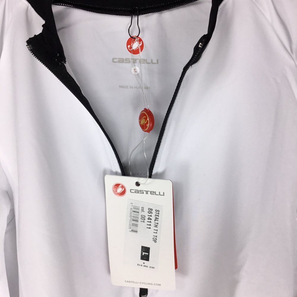 Castelli Stealth T1 Men's Tri Top Long Sleeve L NOS MSRP $149