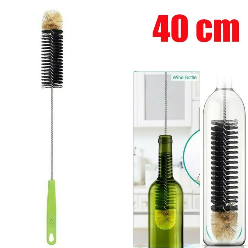 40cm Long Kitchen Bottle Cleaning Brushes Kettle Spout Teapot Nozzle Brush nbm :