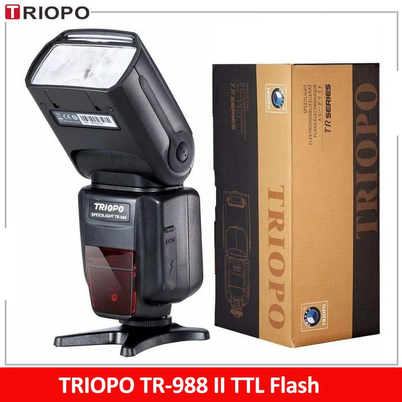 TRIOPO TR-988 II Professional Speedlite TTL Flash with High Speed Sync for Niko