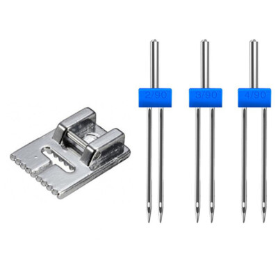 1Pc Presser Foot 3 Pcs Double Needles Double Needles Sewing Machine Accessories