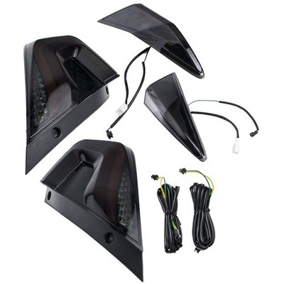 4 x LED Rear Smoke Lamp Assembly Taillight For Honda Civic 16-20 34150TBAA01