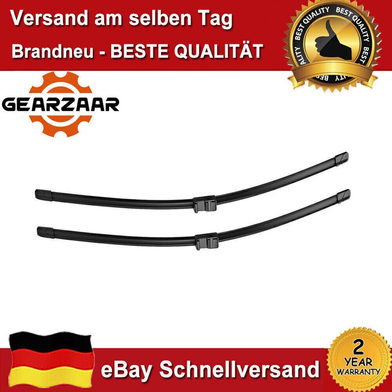 2x Scheibenwischer Vorne Passt FÃ¼R Mercedes E-Klasse Typ W212 S212 A207 C207
