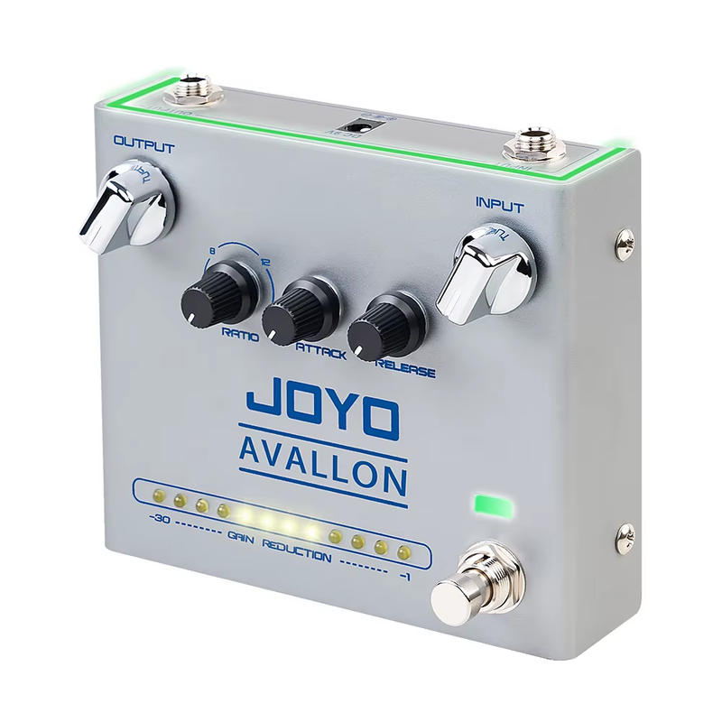 R-19 Classic Compression Pedal Avallon Guitar Bass Effect with RATIO/ ATTACK/REL