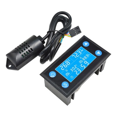 AC110V-220V Intelligent Digital LCD Temperature Humidity Controller SHT20 Sensor