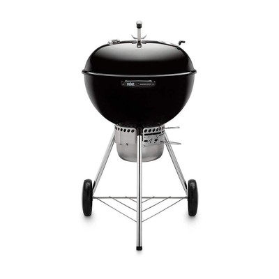 Weber Master-Touch Charcoal Grill 22'' Porcelain w/ Built-In Thermometer in Black