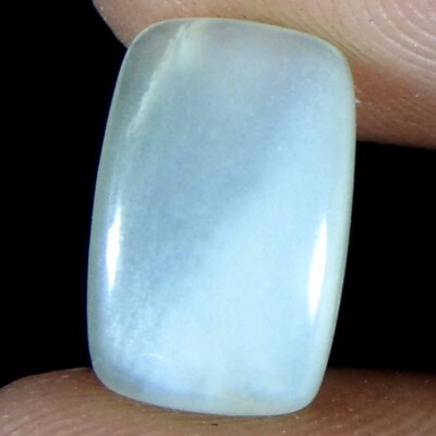 3.15Cts100%Natural Silky Moonstone Cushion Cabochon Loose Gemstone