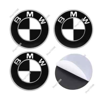 4pcs 56/60/65/70mm for BMW Car Wheel Center Hub Covers Hub Cap Decor Sticker 