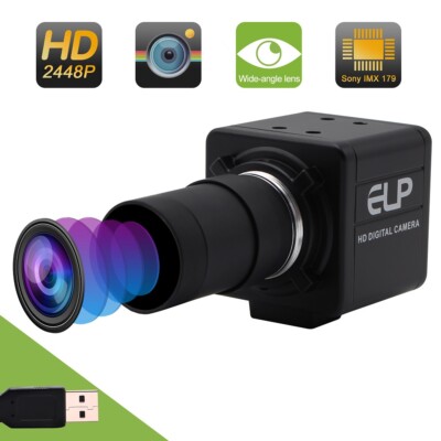 5-50mm Varifocal Lens 8Megapixel SONY (1/3.2'' )IMX179 Mini USB Camera 3264X2448