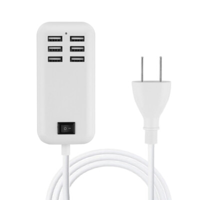 Multi Port USB Charger 6 Ports Wall Adapter Travel Hub AC Power Supply US Plug