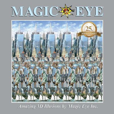 Magic Eye 25th Anniversary Book by Cheri Smith (English) Hardcover Book
