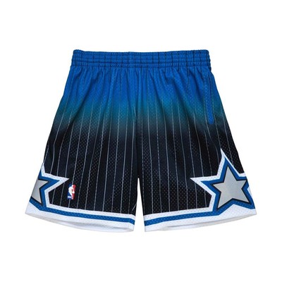 

Мужские шорты Mitchell - Ness Fadeaway Swingman 1994 года, размер , спортивные повседневные нижние части, Black;blue, Mitchell - Ness Fadeaway Swingman Shorts 1994