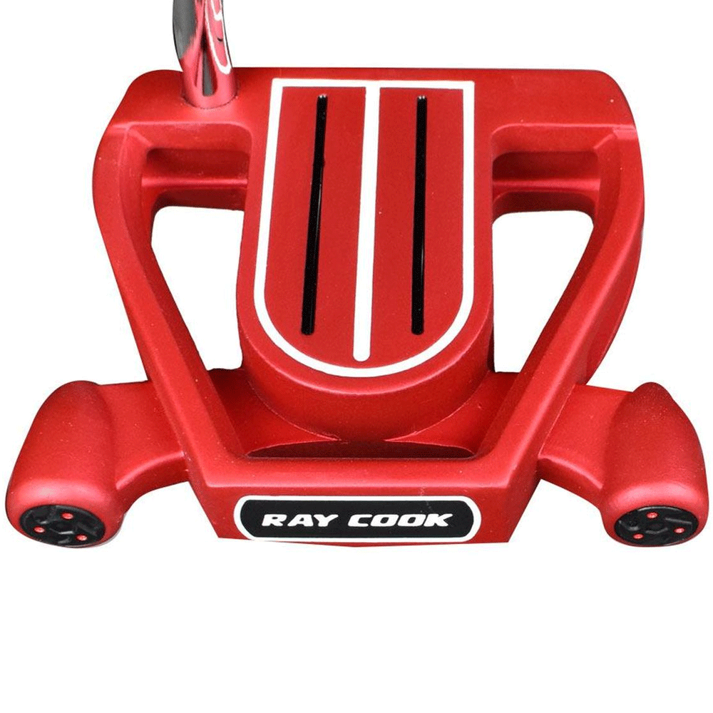 RAY COOK SR500 RED 34" MALLET PUTTER +HEADCOVER & MIDSIZE GRIP eBay