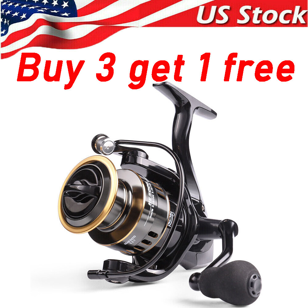 5.2:1 Metal Spinning Fishing Reel Freshwater Saltwater Left Right Hand Reel Hot