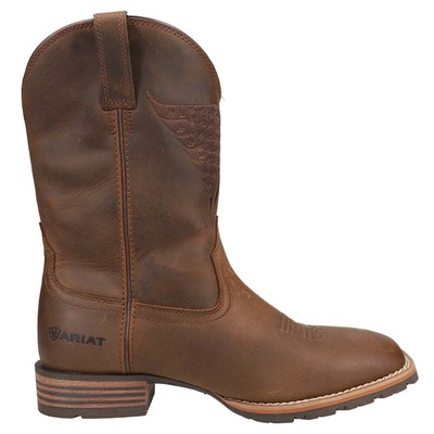 

Мужские коричневые повседневные ботинки Ariat Hybrid Fly High Square Toe Cowboy 10040419-200, Коричневый, Ariat Hybrid Fly High Square Toe Cowboy