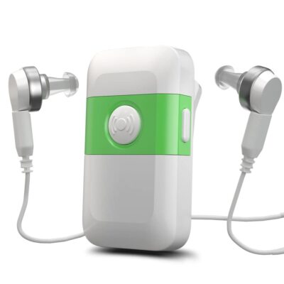 Portable Hearing Aids Sound Voice Amplifier In Ear Hearing Enhancer Pocket White