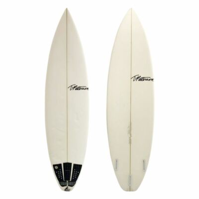 Encinitas Surfboards White New Wave Logo 4 3//4 x 2 inches Surf Sticker Decal