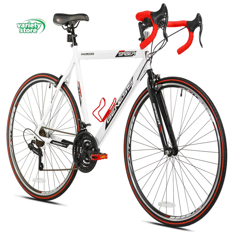 Genesis 700C Saber Men'S Road Bike, Medium, White