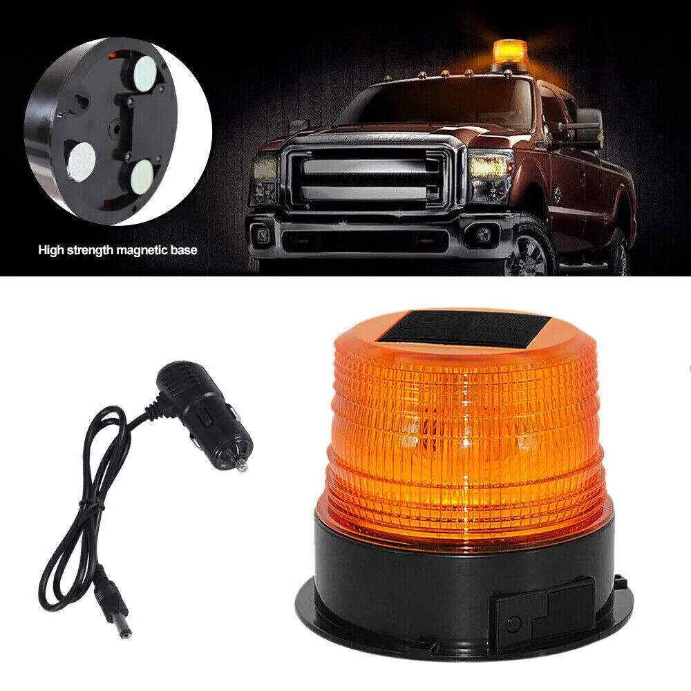 Rechargeable Magnetic Solar Warning Light #