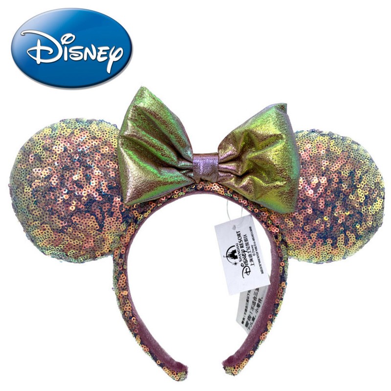 ?Iridescent minnie glitter patch ears? s-l400.jpg main image 4