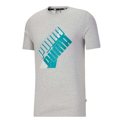 

Мужские серые повседневные топы Puma Power Logo с круглым вырезом и короткими рукавами 67216604, Grey, Puma Power Logo Crew Neck Short Sleeve T-Shirt