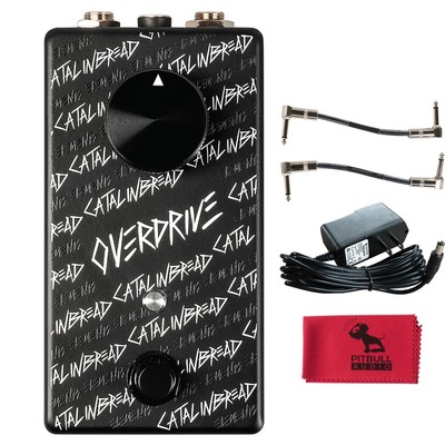Catalinbread Elements Overdrive Pedal w/ Power Supply, Patch Cables & Cloth