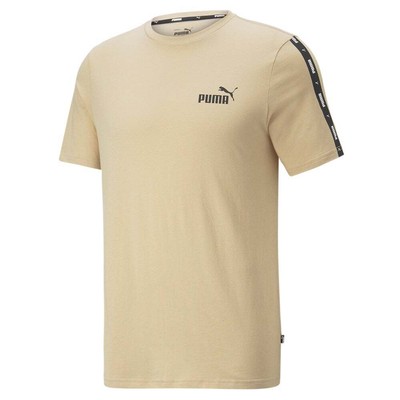 

Мужские повседневные бежевые футболки Puma Ess+ Tape 84738267, Бежевый, Puma Ess+ Tape Tee