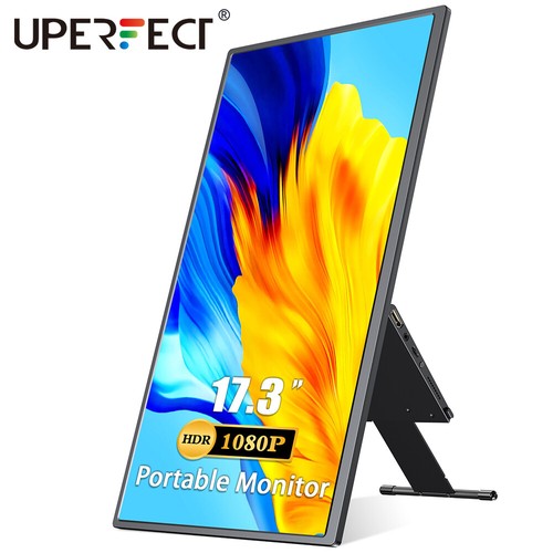 17.3" Portable Monitor FHD Extended  Second Screen Vertical For SAMSUNG DEX Used