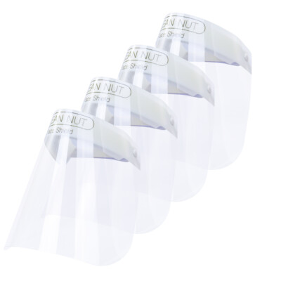 FREESHIP New Clean Nut 4 Pack Safety Face Shield All-Round Protection 