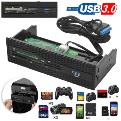 Multi-Function 5.25" Internal Card Reader Media Dashboard PC