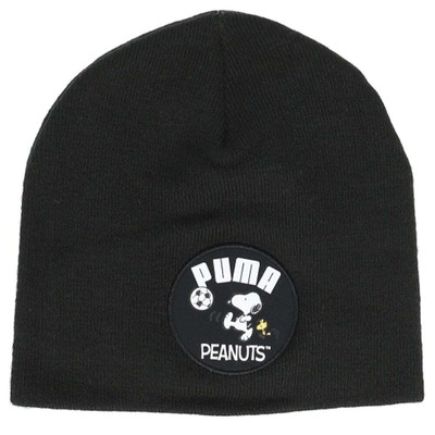 

Puma X Peanuts Классическая шапка-бини для мальчиков Размер  Casual Travel 023460-01, Черный, Puma X Peanuts Classic Beanie Hat Youth