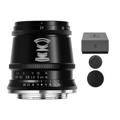 TTArtisan 17mm F1.4 APS-C Wide Angle Manual Lens for Sony Fujifilm M4/3 Nikon 