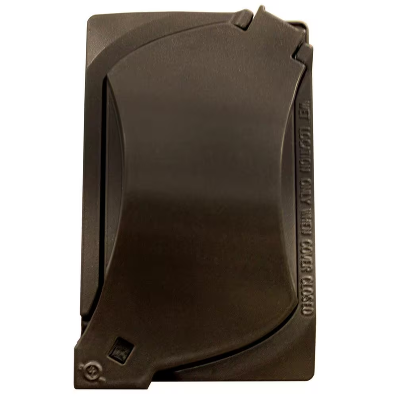 1-Gang Metal Weatherproof Universal Electrical Outlet Cover,
