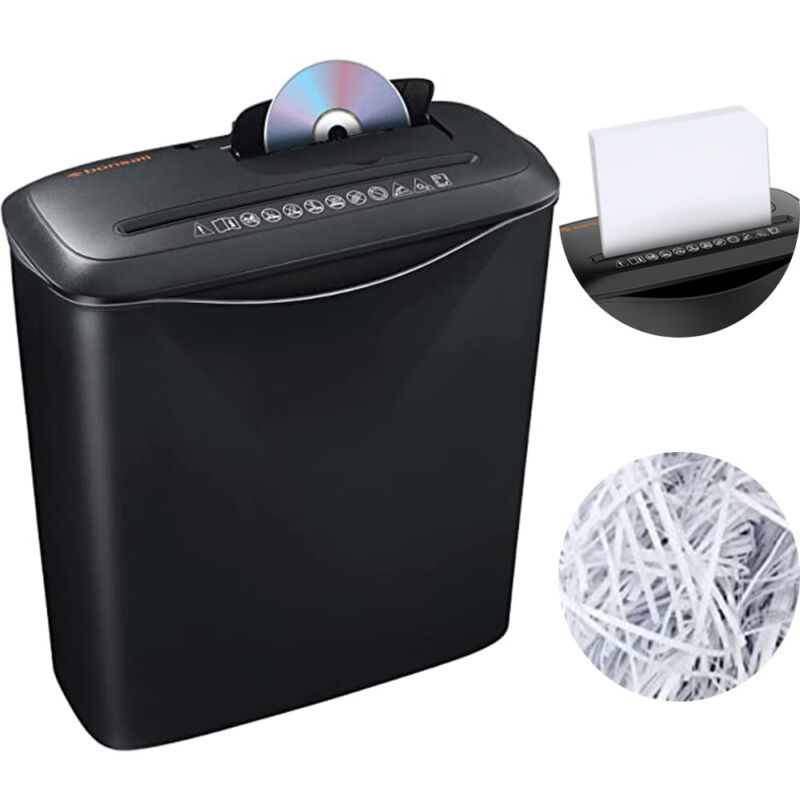 8-Sheet StripCut CD and Credit Card Paper Shredder for Home Office Use US Stock