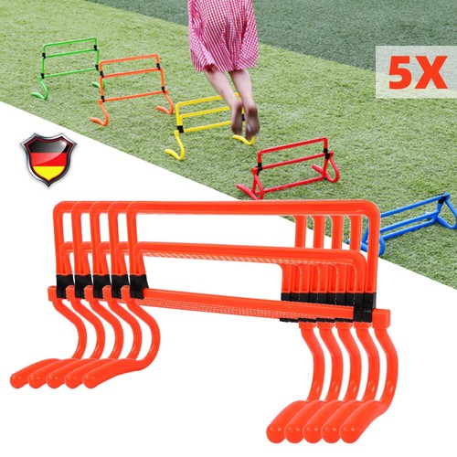 5X Trainingshürden Minihürden Koordinationshürden Hürden Minihürden Set PVC NEU